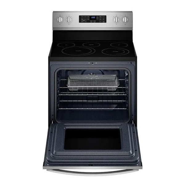 1z9utf8M-Whirlpool_6.jpg Whirlpool  Cocina Eléctrica 30" de Vitrocerámica+Air Fryer, YWFE550SOLZ - Imagen 3