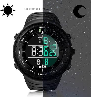 61TV9apFdfL._AC_SY395_.jpg PALADA Reloj deportivo digital para hombre, resistente al agua, con retroiluminación LED, relojes para hombres - Imagen 2