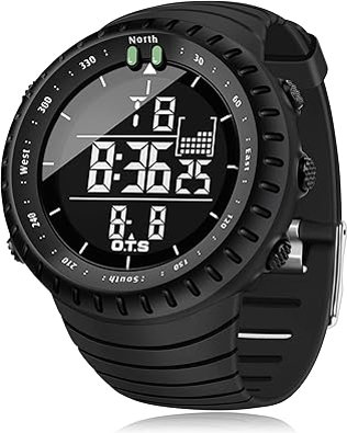 61srikhJ1IL._AC_SY395_.jpg PALADA Reloj deportivo digital para hombre, resistente al agua, con retroiluminación LED, relojes para hombres - Imagen 1