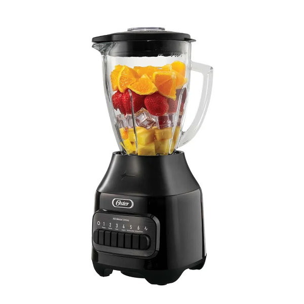 12_43.jpg Oster Licuadora Jarra de Vidrio 6 Velocidades 1.5 L (BLSTPEG), Negro - Imagen 1