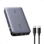UGREEN Cargador portátil Nexode de 20000 mAh y 100 W, cargador portátil USB C de 3 puertos PD de carga rápida, pantalla digital para iPhone 17/16, MacBook, iPad, Galaxy S24 Ultra, Steam Deck, Dell XPS