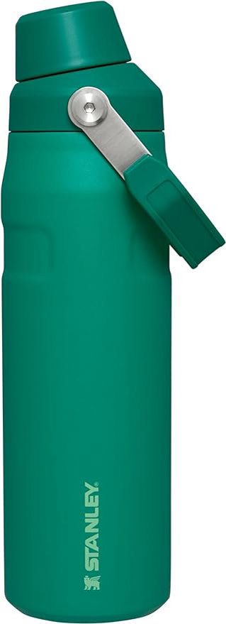 51jj6yEwC0L._AC_SY879_.jpg Stanley IceFlow - Botella de agua de flujo rápido, tapa de boquilla en ángulo, ligera y a prueba de fugas para viajes y deportes, acero inoxidable aislado, sin BPA - Imagen 1