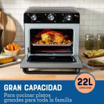 Oster Horno con Freidora de Aire 22 Litros (TSSTTVMAF1NS) - Imagen 3