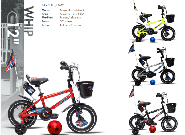 Bicicleta 12 Infantil para niños y niñas de 2 a 8 años de edad, con ruedas de entrenamiento, con porta botella - Imagen 2