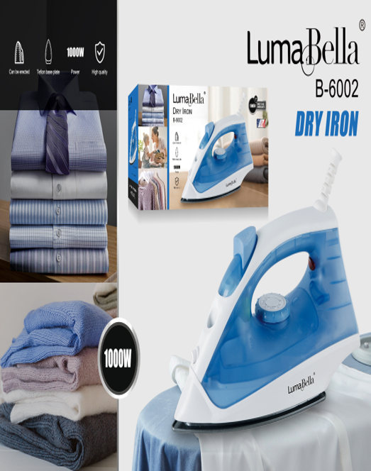 Plancha en Seco Luma Bella B-6002 - Imagen 1