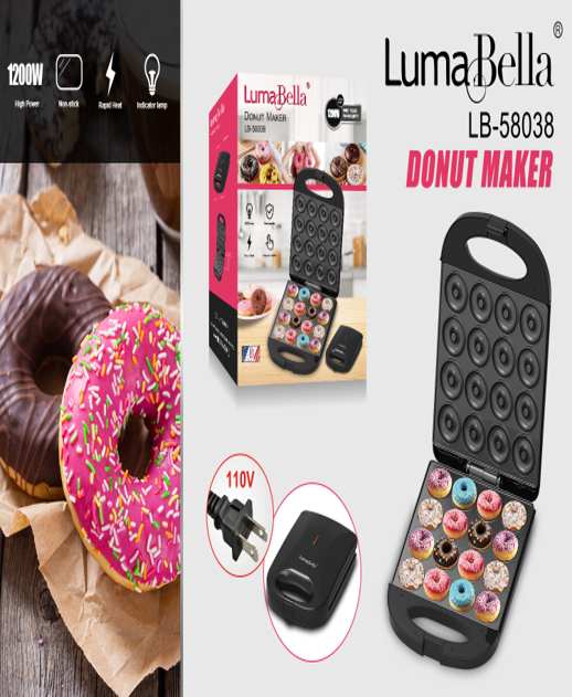 Imagen23.png Máquina para Donas Luma Bella LB-58038 - Imagen 1