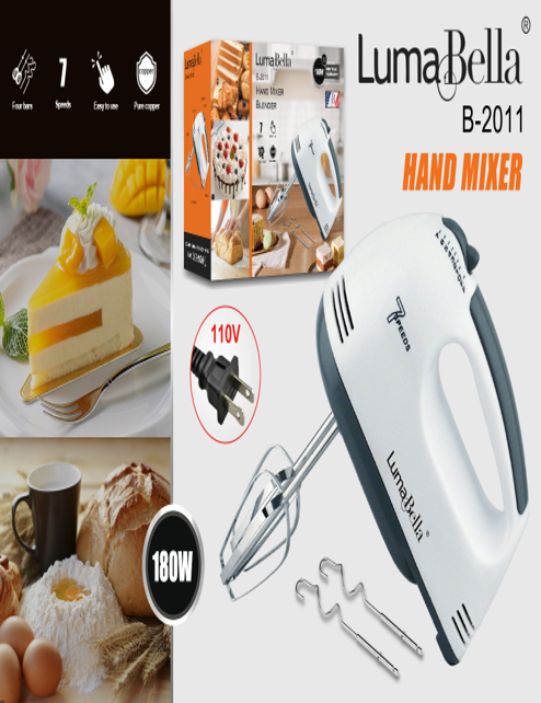 Imagen8.png Batidora de Mano Luma Bella B-2011 - Imagen 1