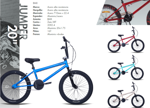 Bicicleta de 20¨ BMX SP Jumper para niño - Imagen 1