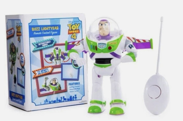 buzz-lighet-year.jpg Disney Toy Story 4 Buzz Lightyear Figura Control Remoto RC 27MHz - Imagen 1