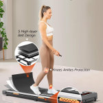Caminadora para caminar para usar debajo del escritorio para el hogar y la oficina con control remoto, portátil de 2.5 caballos de fuerza para caminar, trotar, correr en pantalla LED - Imagen 3