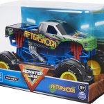 Monster Jam - Camión monstruo oficial Aftershock – Aftershock Collector escala 1:24 – Llantas cromadas y neumáticos BKT para uso en todos los sets de juego, coleccionable para fanáticos y - Imagen 5
