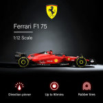 Auto de control remoto Ferrari F1 75 con licencia 1:12, colección F1 para niños y adultos, auto RC de 2.4 GHz para regalo (1:12 Ferrari F1 75) - Imagen 2