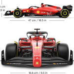 Auto de control remoto Ferrari F1 75 con licencia 1:12, colección F1 para niños y adultos, auto RC de 2.4 GHz para regalo (1:12 Ferrari F1 75) - Imagen 3