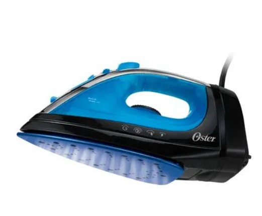 Plancha de Vapor Oster® con Cable Retráctil y Golpe de Vapor, Azul, - Imagen 1