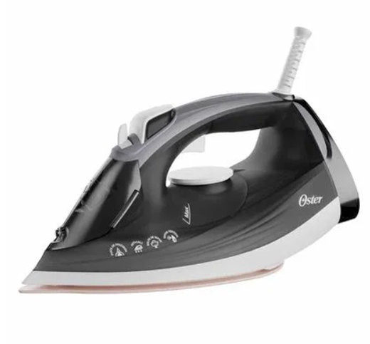 Plancha de Cerámica Oster, con Suela Grande, con Tecnología anti-calcificación, Gris - Imagen 1