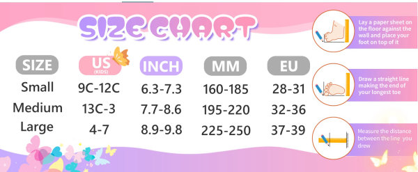 Patines de 4 tamaños ajustables con luz para niñas y niños pequeños principiantes para interiores y exteriores - Imagen 10